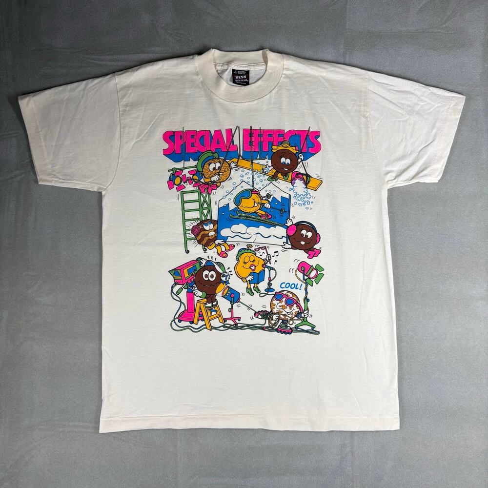 Vintage Special Effects Graphic‎ T Shirt USA Made Fruit Of The Loom Large